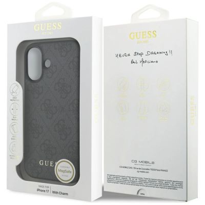 7. Guess 4G Charms Collection MagSafe case for iPhone 17 - black