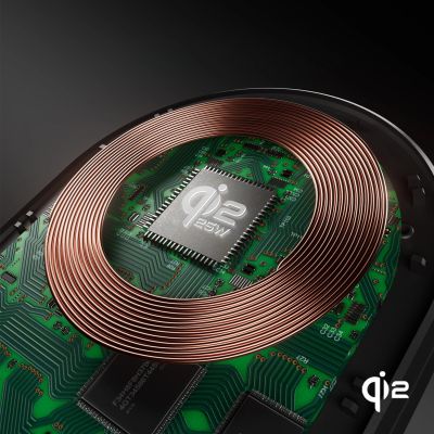 11. SBS Magnetic Holder with Qi2.2 25W Wireless Charger with Active Cooling - Black