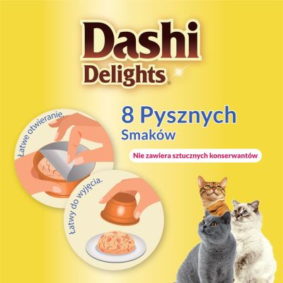 15. INABA Dashi Delights Chicken - Treat for cats - 70g