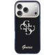 3. Guess IML 4G Script Metal case for iPhone 17 Pro Max - blue