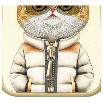 9. Nimmy Cool&Cute 2.0 Cat Case for iPhone 16 - Green