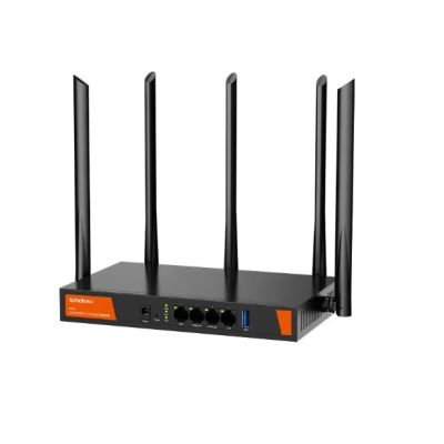 12. Tenda W30E AX3000 Wireless Router Gigabit Ethernet Dual-band (2.4 GHz/5 GHz) Black