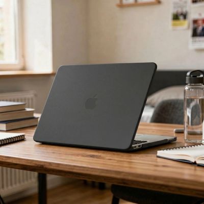 6. Tech-Protect SmartShell Case for MacBook Neo 13" 2026 - Black