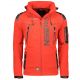 Geographical Norway Techno MEN 056 BS3 men's sports jacket with adjustable hood, waterproof, red (WU1060H/GN)