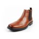 3. Skechers men's shoes Chelsea boots Miller-Boris elegant leather brown