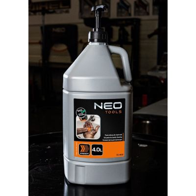 3. Orange gel hand wash paste for removing tough stains - 4-liter bottle with pump