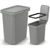 WASTE BIN 12 L SYSTEMA SORTIBOX SMOOTH GRAY