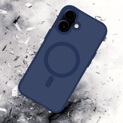 21. 3mk Smoke MagCase for iPhone 17 - Blue-Translucent
