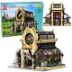 Construction Blocks Botanical Garden Orangery with LED Light, 2147 pcs.