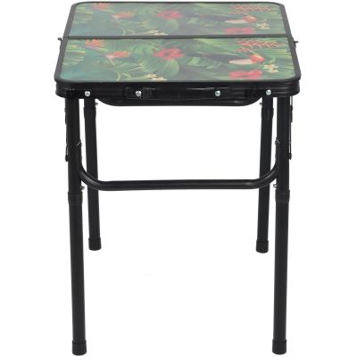 8. FOLDABLE CAMPING TABLE 60X45X25/56CM FLOWER