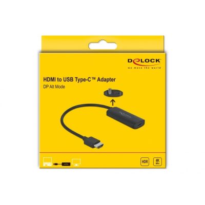 6. DeLOCK Adapter HDMI-A male > USB Type-C female black