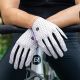 4. Rockbros MTB cycling gloves size: M - white and black