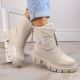 9. Filippo W PAW498B insulated zippered snow boots, beige