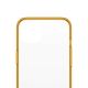 3. PanzerGlass ClearCase antibacterial case with Military Grade certificate for iPhone 13 / 14 / 15 - transparent yellow