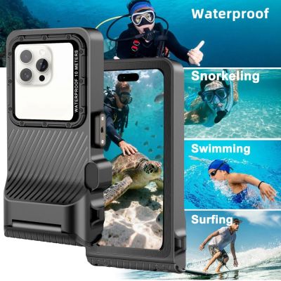 6. Tech-Protect IPX8 Pro Waterproof Phone Case - Gray and Black