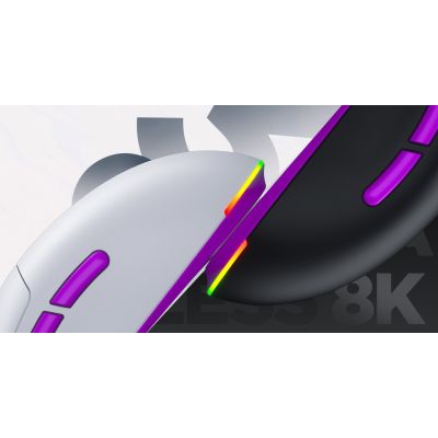 16. HATOR Quasar 3 Ultra 8K Wireless Gaming Mouse Ambidextrous RF Wireless + Bluetooth + USB Type-A Optical 30000 DPI