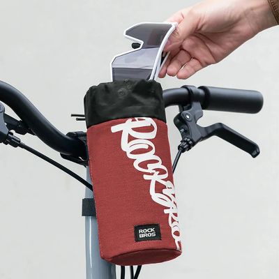 4. Rockbros G004 Flash Journey 1L Water Bottle Bag - Red