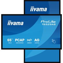 Interactive Display iiyama T6529AS-B1AG 65" All-In-One 3840x2160 4K UHD 4GB RAM 32GB Memory Android 14 2xHDMI+USB-C VESA 400x400