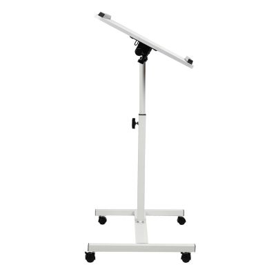5. MACLEAN MOBILE DESK/LAPTOP STAND, WHITE, HEIGHT ADJUSTMENT 59-89CM, MAX. 30KG MC-121 W