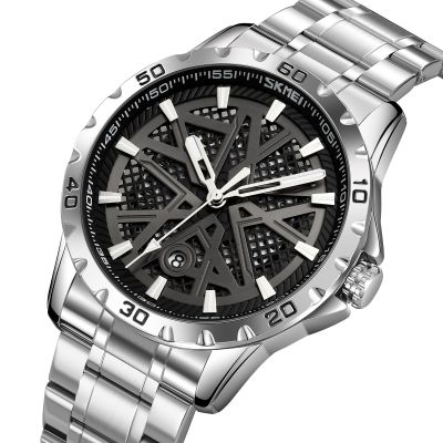 7. Men's Watch Skmei 9337SIBK + BOX