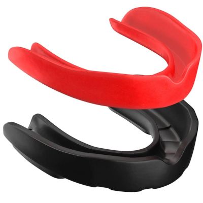 8. Gel Mouthguard + Box - Black and Red | GelTech