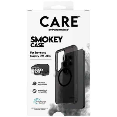 6. CARE by PanzerGlass Urban Explorer Smokey Case w. Black Qi for Samsung Galaxy S26 Ultra - Black
