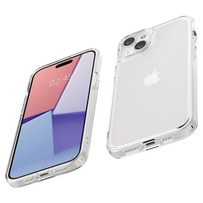 2. Spigen Crystal Hybrid iPhone 15 Plus Case - Clear
