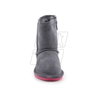 8. BearPaw Emma Toddler Zipper Jr 608TZ-903 Charcoal Pomberry winter shoes