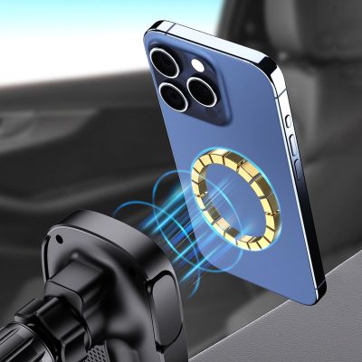 7. Dudao FW11 Car Phone Holder with 15W Inductive Charger for Air Vent/Cockpit - Black