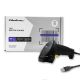 2. QOLTEC LASER BARCODE READER | 1D | USB | BLACK