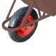 2. AWTOOLS CONSTRUCTION WHEELBAR 85L/1.5mm BROWN + WHEEL COVER