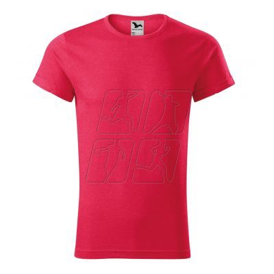 3. Malfini Fusion M MLI-163M7 T-shirt, red melange