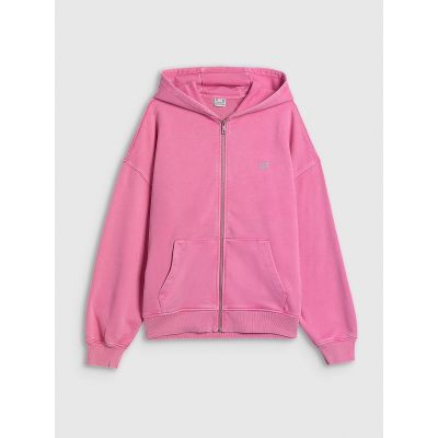9. Women's oversize sweatshirt with hood 4F 4FRSS26TSWSF3189-55S