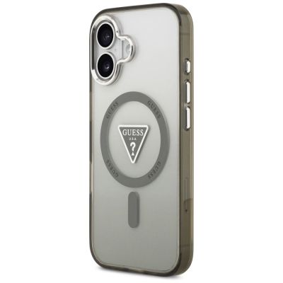2. Guess IML Gradient Triangle Logo MagSafe case for iPhone 17 - olive
