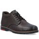 Men's brown leather ankle boots, insulated, Rieker 10507-25