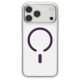 4. Spigen Ultra Hybrid Mag MagSafe Case for iPhone 18 Pro / 17 Pro – Clear Burgundy