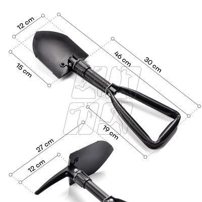 9. Meteor folding shovel 46 cm 16562