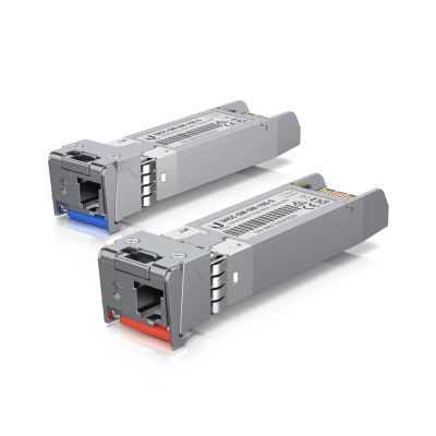 13. SFP+ Ubiquiti 10 Gbps Bidirectional Single-Mode Optical Module 2-pack