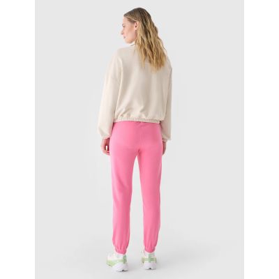 5. Women's jogger sweatpants 4F 4FWAW24TTROF0925-54S