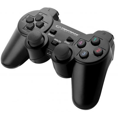8. Esperanza EGG108K Wireless Gamepad (PC, PS3; black)