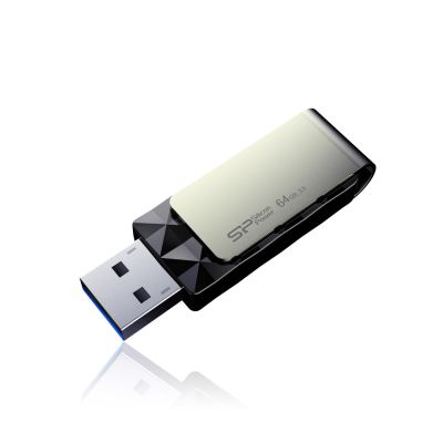4. Pendrive Silicon Power Blaze B30 64GB USB 3.1 black (SP064GBUF3B30V1K)
