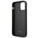 7. BMW Leather Curve Perforate Case for iPhone 12 Pro Max - Black
