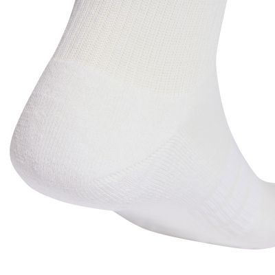 4. adidas Cushioned Crew Essentials Socks 6-Pack, White KE5498