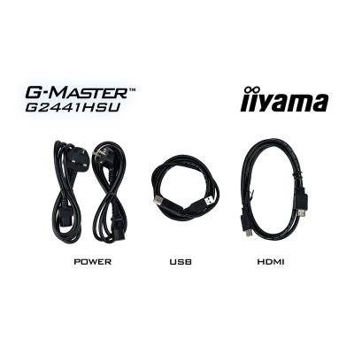 30. IIYAMA LED IPS MONITOR 23.8" G2441HSU-B1 Black Hawk 144Hz