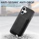 11. Synthetic Leather iPhone 17 Case with Detachable MagSafe Compatible Card Holder - Black