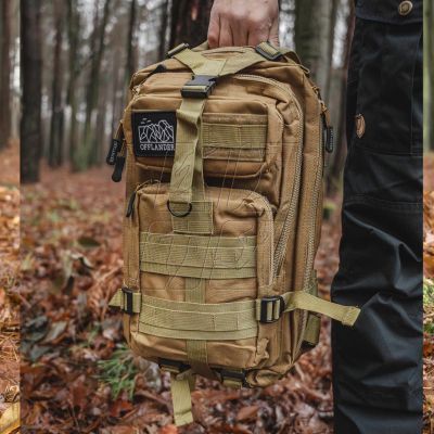 11. Offlander Survival 25L hiking backpack OFF_CACC_32KH