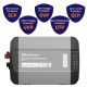 3. Qoltec Smart Monolith Charger for LiFePO4 AGM GEL SLA Batteries 60A 12V Fast Charging
