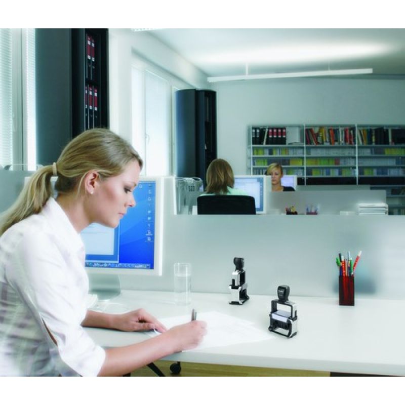 9. Trodat 5253 Typomatic Self-Inking Custom Stamp Steel