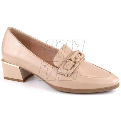 4. Vinceza W JAN270B low-heeled shoes, beige