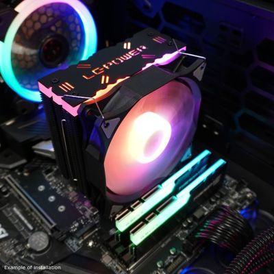 7. LC-Power LC-CC-120-ARGB-PRO Computer Cooling System Processor Cooler/Fan 12 cm Black